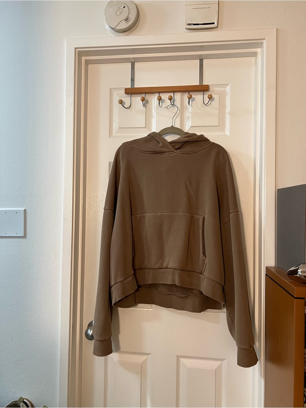 Entire Studios heavy hoodie in khaki